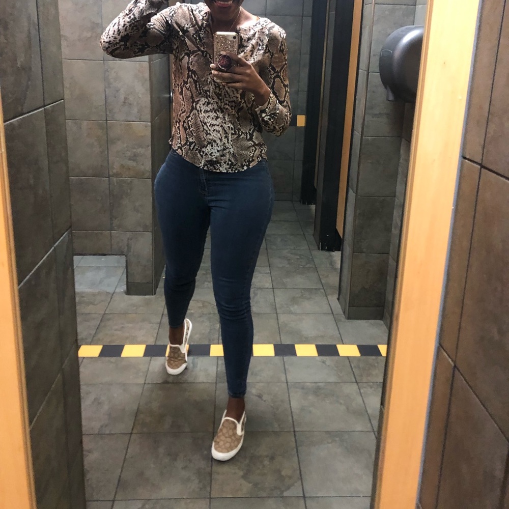 Snake Skin Blouse
